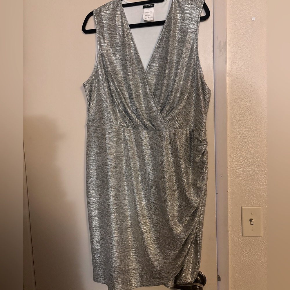 NWT Silver Tulip Dress from Torrid. Size 18/2x